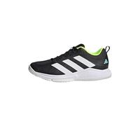 Adidas Mujer Court Team Bounce 2.0 Shoes, Core Black/Cloud White/Flash Aqua, 40 EU