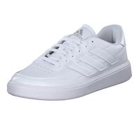 adidas Courtblock Shoes, Zapatos Mujer, Cloud White/Cloud White/Matte Silver, 39 1/3 EU