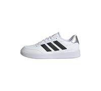 Adidas Mujer Courtblock Shoes, Cloud White/Core Black/Silver, 38 2/3 EU