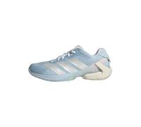 adidas Mujer Courterblast Indoor Shoes, Ice Blue/Zero Met./Off White, 41 1/3 EU