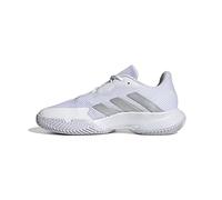 adidas Mujer CourtJam Control Tennis Shoes, Cloud White/Silver/Cloud White, 37 1/3 EU