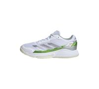 Adidas Mujer Courtquick W Padel, Cloud White/Silver Metallic/Lucid Lemon, 36 2/3 EU