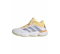 adidas Mujer Courtstabil Indoor Shoes, FTWR White/Crystal Sky/Ice Tangerine, 38 EU