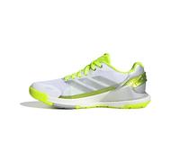 adidas Mujer Crazyquick Lightstrike Padel Shoes, Lucid Lemon/Silver Metallic/Wonder White, 36 EU