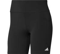 adidas Mujer DailyRun 5-Inch Short Leggings, black/white, XS