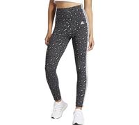 adidas Mujer Essentials 3-Stripes Animal Print Leggings, grey/carbon/black, XS