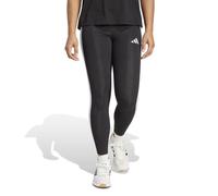 adidas Mujer Essentials 3-Stripes Cotton Leggings, Black/White, XL