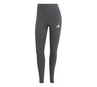 adidas Mujer ESSENTIALS 3-STRIPES COTTON LEGGINGS, dark grey heather/white, S