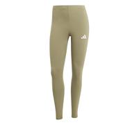 adidas Mujer Essentials 3-Stripes Cotton Leggings, Olive strata/White, XL