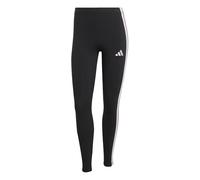 adidas Mujer Essentials 3-Stripes Cotton Leggings Tights, black/clear pink, XS