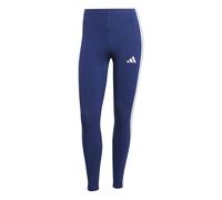 adidas Mujer Essentials 3-Stripes Cotton Leggings Tights, Dark Blue/White, XL