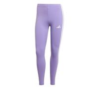 Adidas Mujer Essentials 3-Stripes Cotton Leggings, Violet Fusion/White, XS