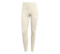 adidas Mujer Essentials 3-Stripes Cotton Leggings, Wonder Alumina/White, L