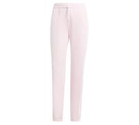 adidas Mujer Essentials 3-Stripes French Terry Cuffed Pants, Clear Pink/White, L