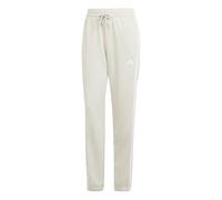 adidas Mujer Essentials 3-Stripes French Terry Cuffed Pants, Wonder Alumina/White, S