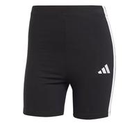Mallas adidas 3 Bandas Essentials Biker Short Mujer Negro/Blanco L