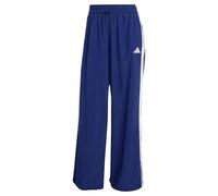 adidas Mujer Essentials 3-Stripes Lifestyle Woven Parachute Pants, Dark Blue/White, XS