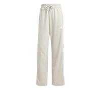 adidas Mujer Essentials 3-Stripes Open Hem French Terry Pants, Wonder Alumina/White, XXS