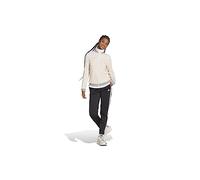 adidas Mujer Essentials 3-Stripes Track Suit, Black / Wonder Quartz / White / Medium Grey Heather, M