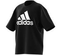 Adidas Mujer Essentials Big Logo Boyfriend tee, Black/White, XS