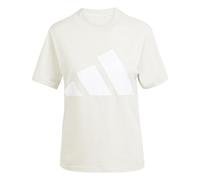 adidas Mujer Essentials Big Logo Cotton T-Shirt, Wonder Alumina/White, L
