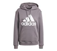 adidas Mujer Essentials Big Logo Regular Fleece Hoodie, Charcoal, XS