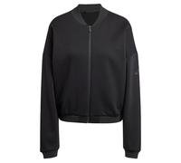 adidas Mujer Essentials Contemporary Logo Bomber Jacket, Black, XXL