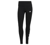 adidas Mujer ESSENTIALS HIGH-WAISTED LOGO LEGGINGS, Black / White, S