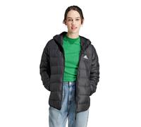 adidas Mujer Essentials Light Down Hooded Jacket, black, M
