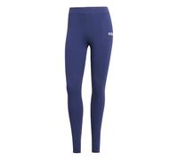 adidas Mujer Essentials Linear Cotton Leggings Tights, Dark Blue/White, S