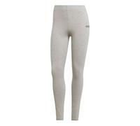 Adidas Leggings Essentials Linear algodón para mujer Gris medio jaspeado/Negro XS