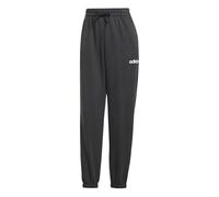 adidas Mujer Essentials Linear French Terry Cuffed Pants, Black/White, S