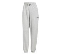 adidas Mujer Essentials Linear French Terry Cuffed Pants, Medium Grey Heather/Black, M