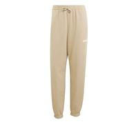 adidas Mujer Essentials Linear French Terry Cuffed Pants, Warm Sandstone/White, L