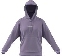 adidas Mujer Essentials Linear French Terry Hoodie, Powder Plum/White, M