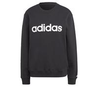 adidas Mujer Essentials Linear French Terry Sweatshirt, Black/White, XS