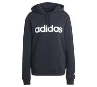 adidas Mujer Essentials Linear Full-Zip French Terry Hoodie, Black / White, S