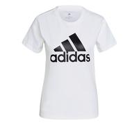 adidas Mujer Essentials Logo Tee, White / Black, M