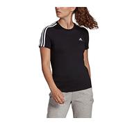 Adidas Camiseta Manga Corta Essentials Slim 3 Stripes L Black / White