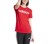 adidas Mujer Essentials Slim Logo tee, Better Scarlet, M