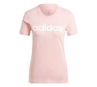 adidas Mujer Essentials Slim Logo tee, Semi Pink Spark, S