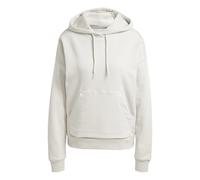 adidas Mujer Essentials Small Logo Feel Cozy Hoodie Sweatshirt, Wonder Alumina/White, XL