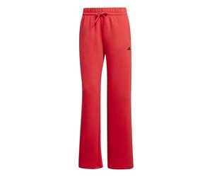 Adidas Mujer Essentials Small Logo Feel Cozy Open HEM Pants, Pure Ruby/Black, L