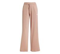 adidas Mujer Essentials Small Logo Feel Cozy Open HEM Pants, Warm Clay/White, XL