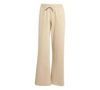 adidas Mujer Essentials Small Logo Feel Cozy Open HEM Pants, Warm Sandstone/White, L