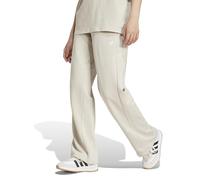 adidas Mujer Essentials Small Logo Feel Cozy Open HEM Pants, Wonder Alumina/White, M