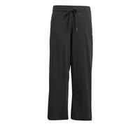 adidas Mujer Essentials Small Logo Feel Cozy Open Hem (Plus Size) Pants, Black/White, 3XL Plus