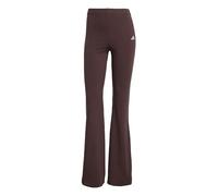 adidas Mujer ESSENTIALS SMALL LOGO FLARED LEGGINGS, shadow brown/white, S