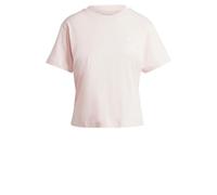 adidas Mujer Essentials Small Logo T-Shirt, Sandy Pink, XS
