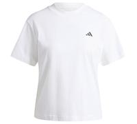 adidas Mujer Essentials Small Logo T-Shirt, White, S